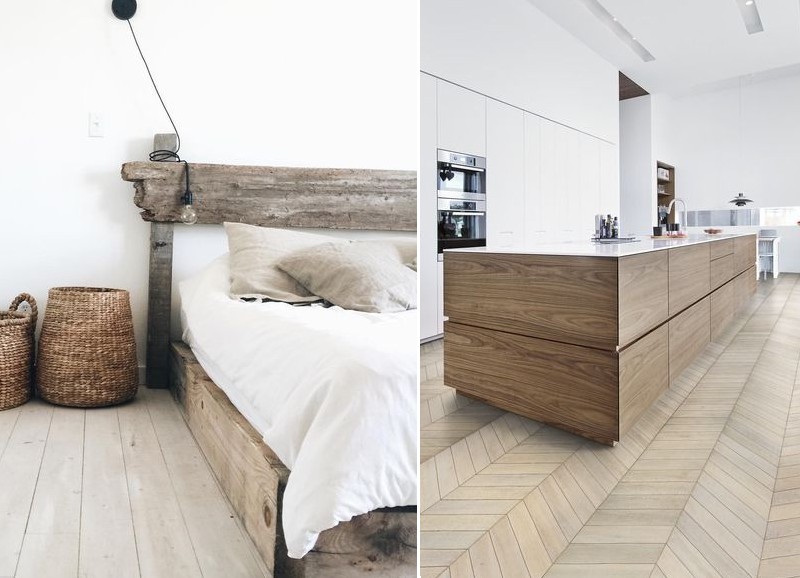 Zo combineer je je houten vloer met houten meubels