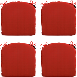 Madison Zitkussen Basic - Red - 46x48 - Rood - 4 Stuks