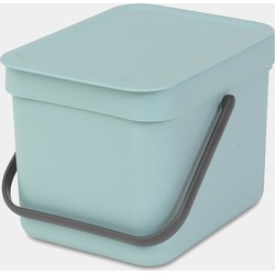 Sort & Go afvalemmer, 6 liter - Mint