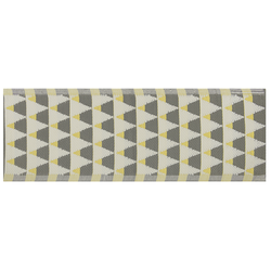 HISAR - Outdoor kleed - Grijs - 60 x 105 cm - Polypropyleen