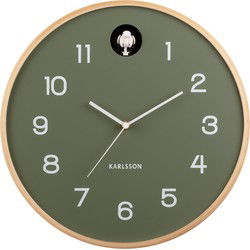 Wall Clock Natural Cuckoo