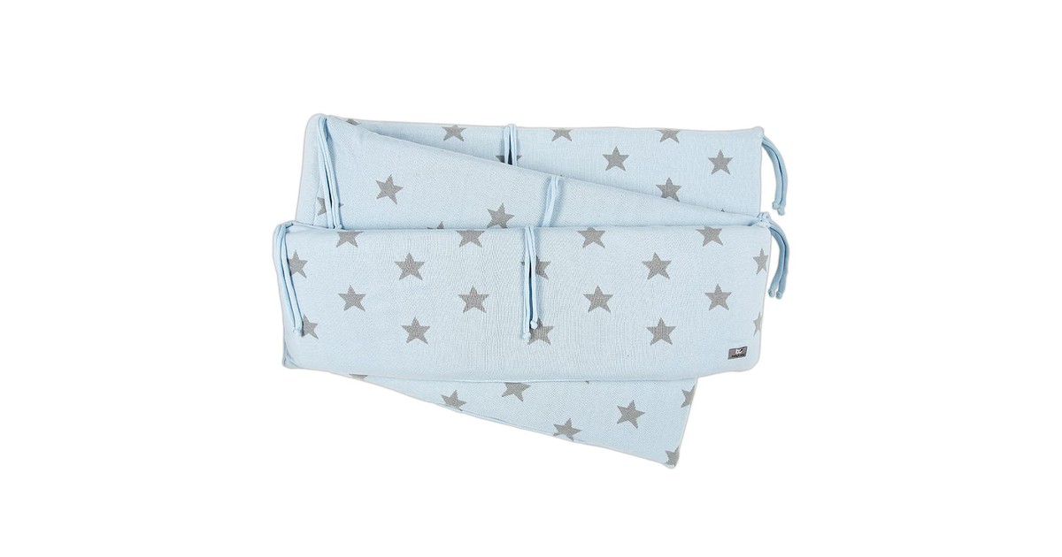 Baby's Only Boxbumper Star - Baby Blauw/Grijs