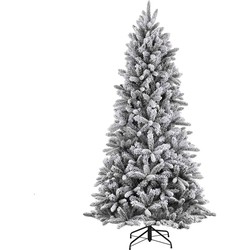 Black Box kunstkerstboom snowdon maat in cm: 215 x 127 groen - GROEN