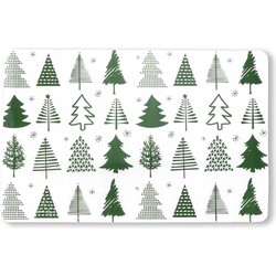 Unique Living - Placemat Xmas Tree 30x45cm Dark Green