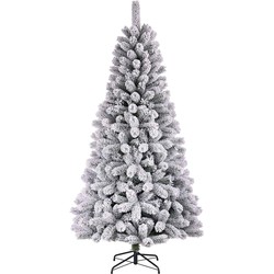 Black Box medford kerstboom groen frosted tips 710 maat in cm: 215x114