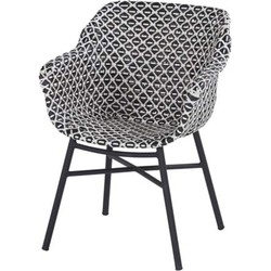 Delphine dining chair black frame - Sophie