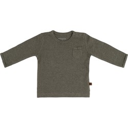 Baby's Only Truitje Melange - Khaki - 62 - 100% ecologisch katoen