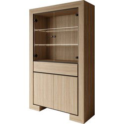 Meubella - Cayuga - Buffetkast - Eiken - 113x41x185 cm