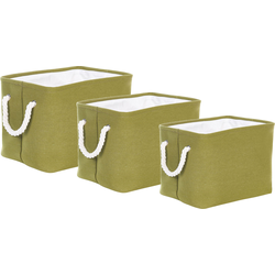 Beliani DARQAB - Mand-Groen-Polyester