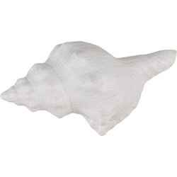 Clayre & Eef Deurknop Schelp Wit Kunststof