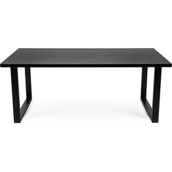 Stalux Eettafel 'Joop' 240 x 100cm, kleur zwart / zwart eiken