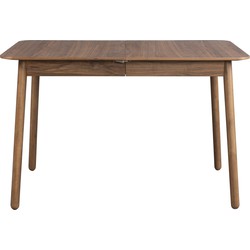 ZUIVER Table Glimps 120/162x80 Walnut