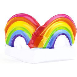 Gift Republic Opblaasbare Regenboog Kroon