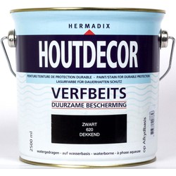 Houtdecor 620 zwart 2500 ml