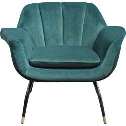 Versmissen - Fauteuil Abbey - Green velvet