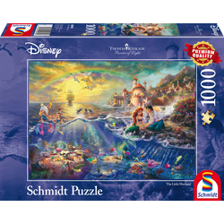 Schmidt Schmidt Disney Kleine Zeemeermin, Ariël, 1000 stukjes - Puzzel - 12+