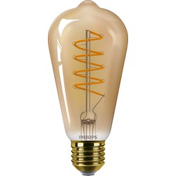Philips MASTER E27 LED Lamp 4-25W ST64 Amber Extra Warm Wit Dimbaar
