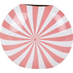 Vaas Candy Swirl - Roze - 22x5x19cm