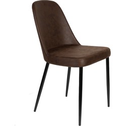 Housecraft Living Alana Eetkamerstoelen Bruin - Set van 2