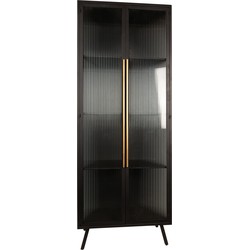 PTMD Caeleen cabinet black and gold