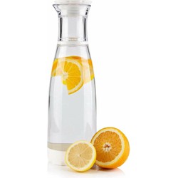 Grunwerg Infuser fruitwater karaf - 1,3 liter - Transparant/Wit