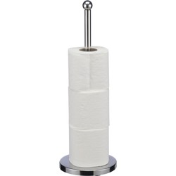 1x RVS wc/toiletrol houders 42 cm - Toiletrolhouders