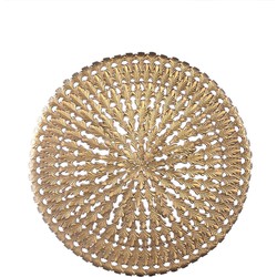PTMD Wandpaneel Xavery - 89x4x89 cm - Ijzer - Brons