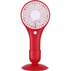 USB ventilator - met standaard - draagbaar - kunststof - 20 x 10 cm - Ventilatoren