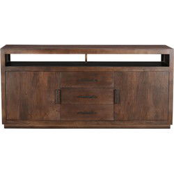 Livingfurn - Dressoir Jaxx Brown 180cm - Mangohout
