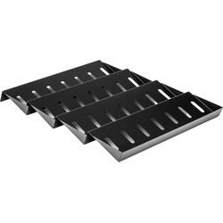 XIVADA Kruidenrek Lena - Lade - 30 kruidenpotjes - Aluminium - Zwart
