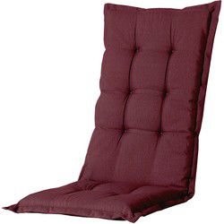Kussen lage rug Panama bordeaux (4 stuks)