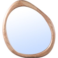 PTMD Neelix Natural rubberwood organic mirror S