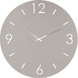 Spinder Design klok Time Ø 60 - Silky Taupe
