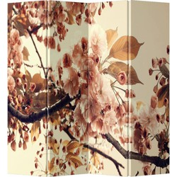 Fine Asianliving Kamerscherm Scheidingswand B160xH180cm 4 Panelen Sakura Kersenbloesems