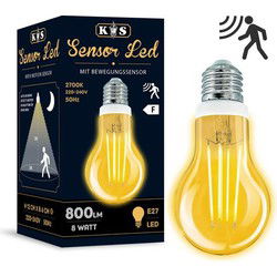 Led bewegings sensor E27 8watt
