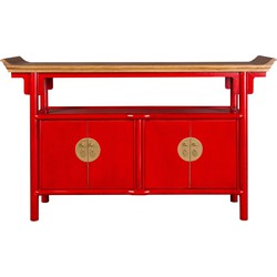 Fine Asianliving Chinees Dressoir Lucky Rood B143xD37xH87cm