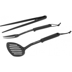 Tool set of 3 spatel, fork, tang