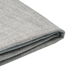 Beliani FITOU - Bekleding voor bedframe-Grijs-Polyester