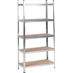 Beliani XITTA - Wandkast-Zilver-Staal