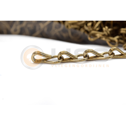 Liso ® Kettinggordijn kleur Brons - per meter