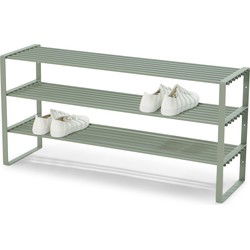 Spinder Design schoenenrek Rex SR 2 - 100 Cm - Dusty Green - 16 paar schoenen