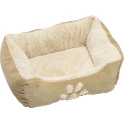 Poezenkussen beige/lichtbeige 47 cm - Dierenmanden