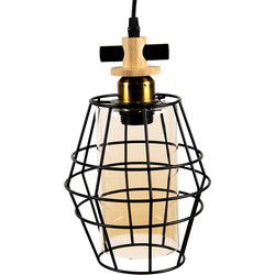 Clayre & Eef Hanglamp Zwart Metaal