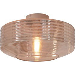 Plafonniere Verona - Bruin - Ø35cm