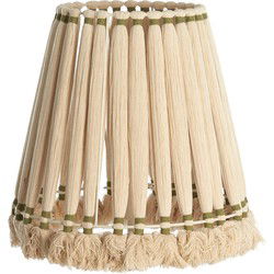 Light&living Kap drum Ø41x42 cm LOA crème+groen