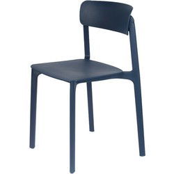 Eetkamerstoel Clive Donkerblauw - Giga Meubel - Set van 4