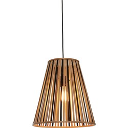 Hanglamp Merapi - Bamboe/Zwart - 40x40x42cm