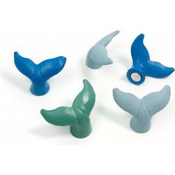 Trendform Magneet - Blauwe walvis - set van 5 verschillende