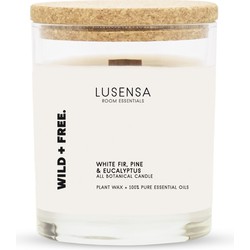 Lusensa Rustic Wild & Free geurkaars 250gr
