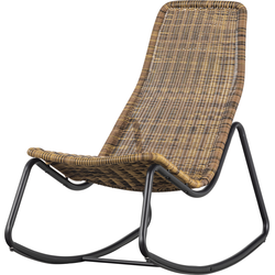 WOOOD Tom Schommelstoel Buiten - Rattan - Naturel - 97x51x95